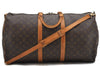 Auth Louis Vuitton Monogram Keepall Bandouliere 55 Boston Bag M41414 LV 4616D