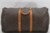 Auth Louis Vuitton Monogram Keepall Bandouliere 55 Boston Bag M41414 LV 4616D