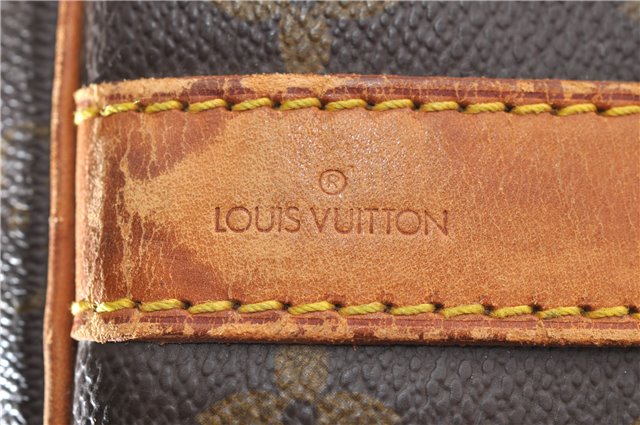 Auth Louis Vuitton Monogram Keepall Bandouliere 55 Boston Bag M41414 LV 4616D