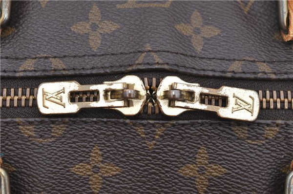 Auth Louis Vuitton Monogram Keepall Bandouliere 55 Boston Bag M41414 LV 4616D