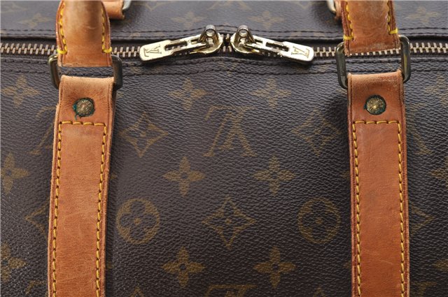 Auth Louis Vuitton Monogram Keepall Bandouliere 55 Boston Bag M41414 LV 4616D