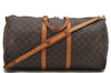 Auth Louis Vuitton Monogram Keepall Bandouliere 55 Boston Bag M41414 LV 4617D