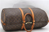 Auth Louis Vuitton Monogram Keepall Bandouliere 55 Boston Bag M41414 LV 4617D