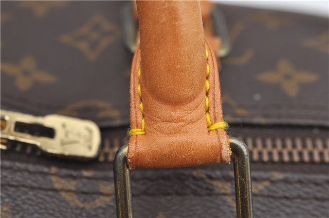 Auth Louis Vuitton Monogram Keepall Bandouliere 55 Boston Bag M41414 LV 4617D