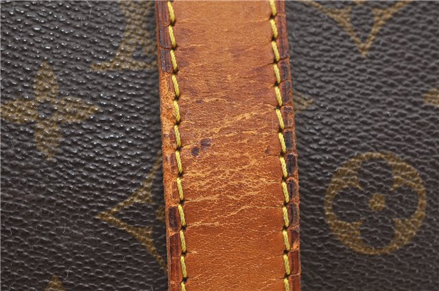 Auth Louis Vuitton Monogram Keepall Bandouliere 55 Boston Bag M41414 LV 4617D