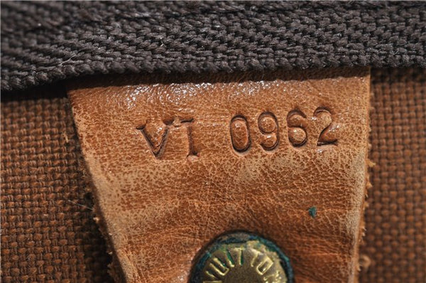 Auth Louis Vuitton Monogram Keepall Bandouliere 55 Boston Bag M41414 LV 4617D