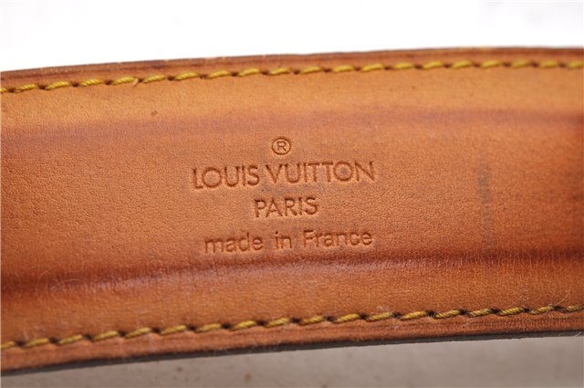 Auth Louis Vuitton Monogram Keepall Bandouliere 55 Boston Bag M41414 LV 4617D