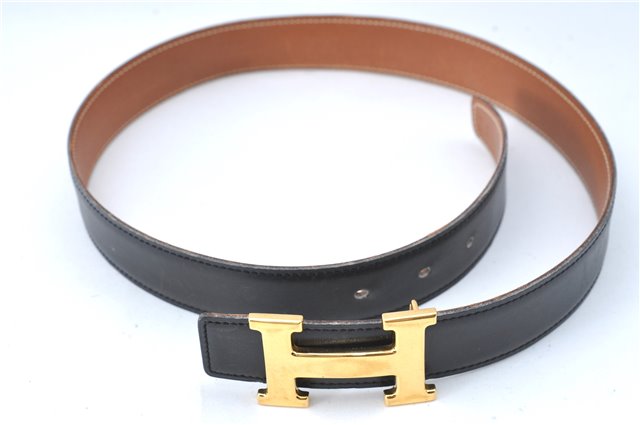 Authentic HERMES Constance Ladies Leather Belt Size 70cm 27.6