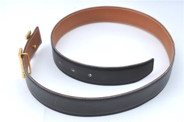 Authentic HERMES Constance Ladies Leather Belt Size 70cm 27.6