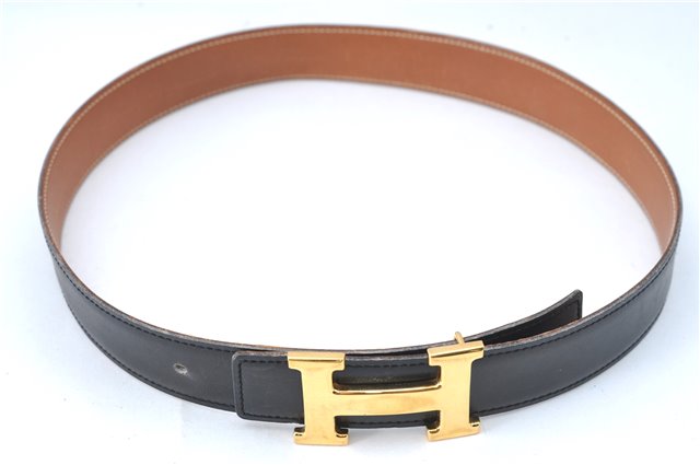 Authentic HERMES Constance Ladies Leather Belt Size 70cm 27.6