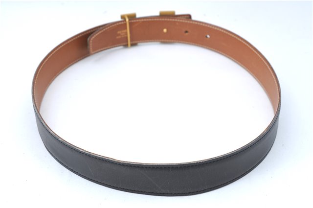 Authentic HERMES Constance Ladies Leather Belt Size 70cm 27.6