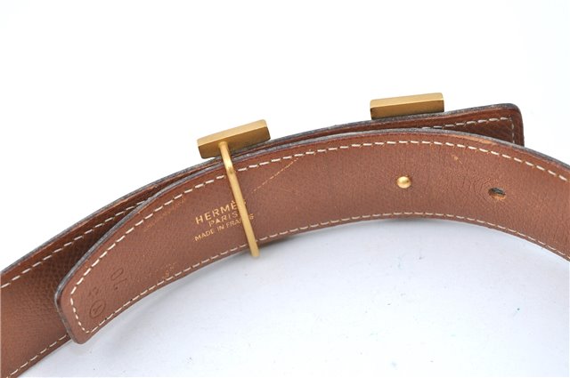 Authentic HERMES Constance Ladies Leather Belt Size 70cm 27.6