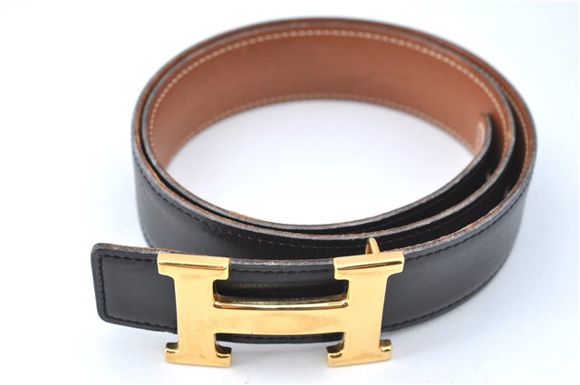 Authentic HERMES Constance Ladies Leather Belt Size 70cm 27.6