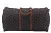 Auth Louis Vuitton Monogram Keepall Bandouliere 55 Boston Bag M41414 LV 4618D