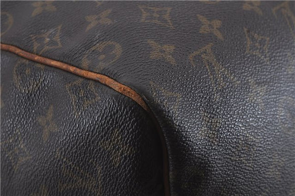 Auth Louis Vuitton Monogram Keepall Bandouliere 55 Boston Bag M41414 LV 4618D