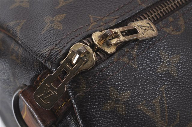 Auth Louis Vuitton Monogram Keepall Bandouliere 55 Boston Bag M41414 LV 4618D