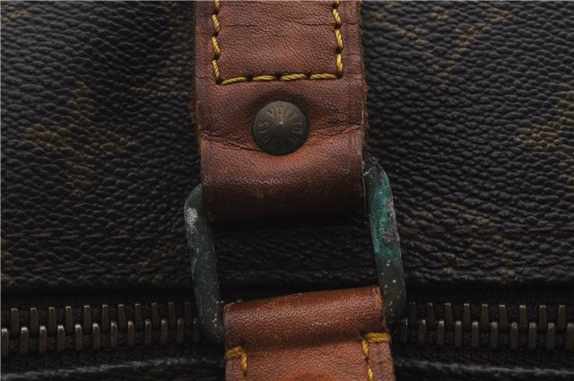 Auth Louis Vuitton Monogram Keepall Bandouliere 55 Boston Bag M41414 LV 4618D