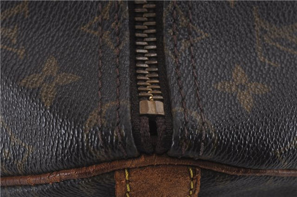 Auth Louis Vuitton Monogram Keepall Bandouliere 55 Boston Bag M41414 LV 4618D