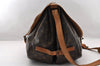 Authentic Louis Vuitton Monogram Saumur 35 Shoulder Cross Bag M42254 LV 4618I