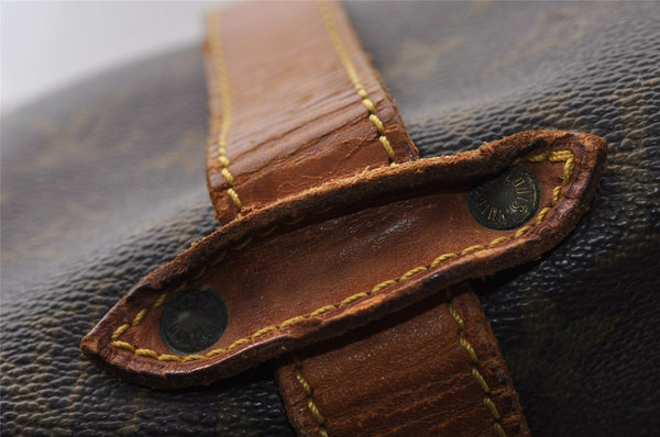 Authentic Louis Vuitton Monogram Saumur 35 Shoulder Cross Bag M42254 LV 4618I