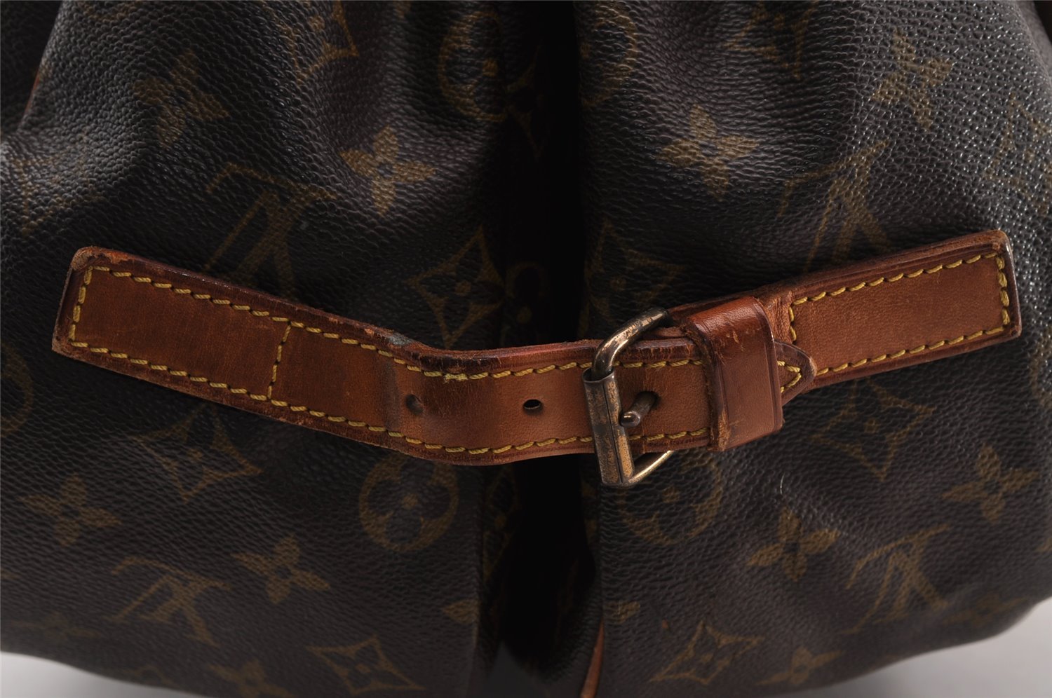 Authentic Louis Vuitton Monogram Saumur 35 Shoulder Cross Bag M42254 LV 4618I