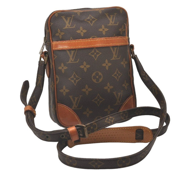 Authentic Louis Vuitton Monogram Danube Shoulder Cross Body Bag M45266 LV 4619I