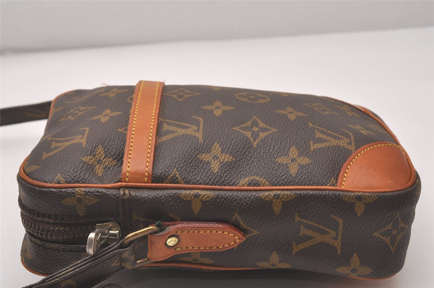 Authentic Louis Vuitton Monogram Danube Shoulder Cross Body Bag M45266 LV 4619I