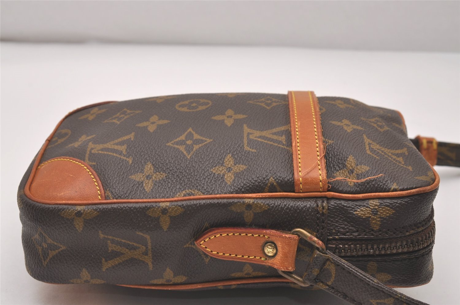 Authentic Louis Vuitton Monogram Danube Shoulder Cross Body Bag M45266 LV 4619I