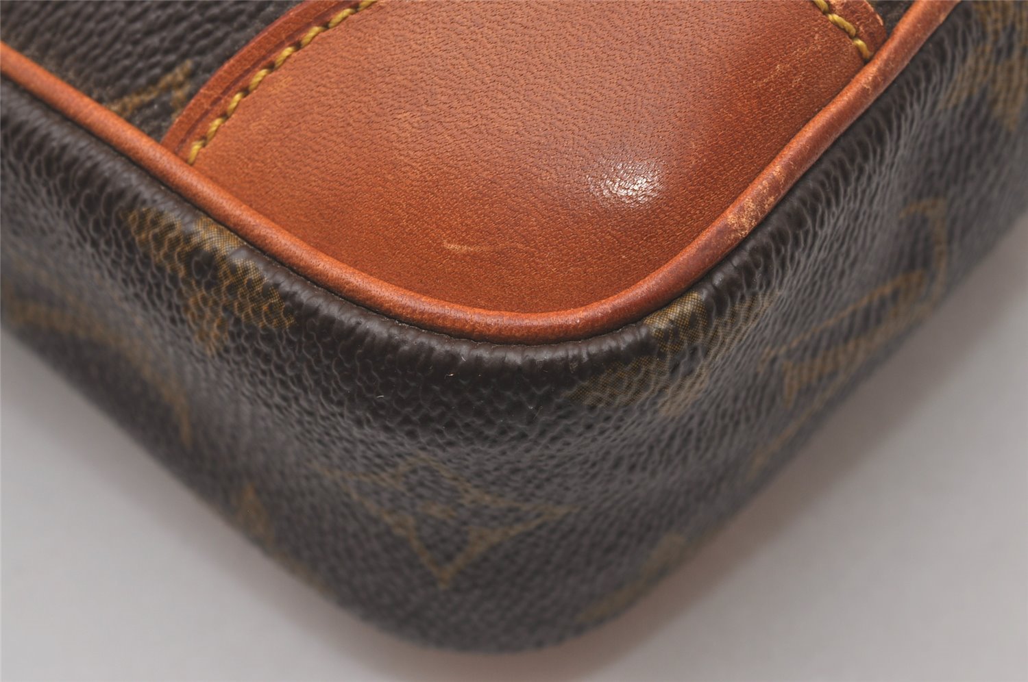 Authentic Louis Vuitton Monogram Danube Shoulder Cross Body Bag M45266 LV 4619I