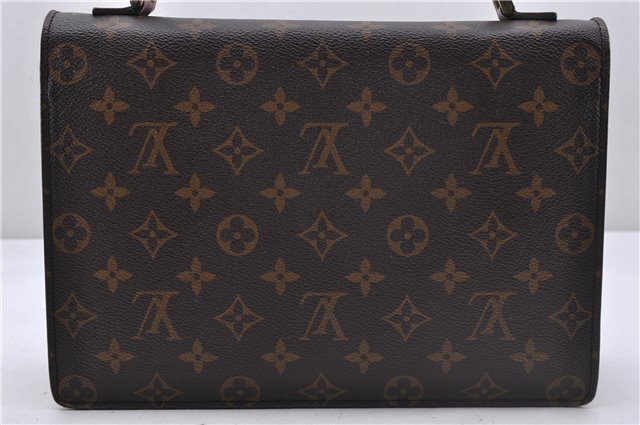 Authentic Louis Vuitton Monogram Concorde Hand Bag M51190 LV 4620D