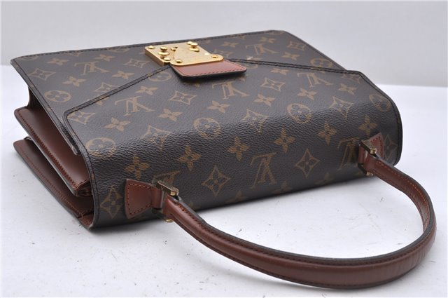Authentic Louis Vuitton Monogram Concorde Hand Bag M51190 LV 4620D