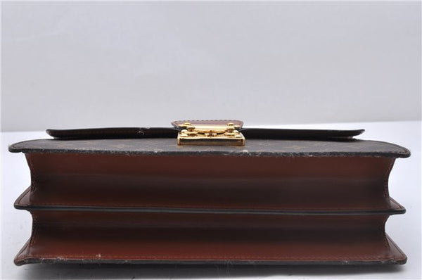 Authentic Louis Vuitton Monogram Concorde Hand Bag M51190 LV 4620D