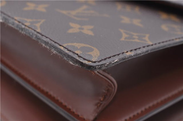 Authentic Louis Vuitton Monogram Concorde Hand Bag M51190 LV 4620D