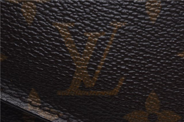 Authentic Louis Vuitton Monogram Concorde Hand Bag M51190 LV 4620D