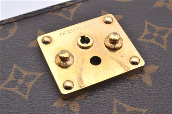 Authentic Louis Vuitton Monogram Concorde Hand Bag M51190 LV 4620D