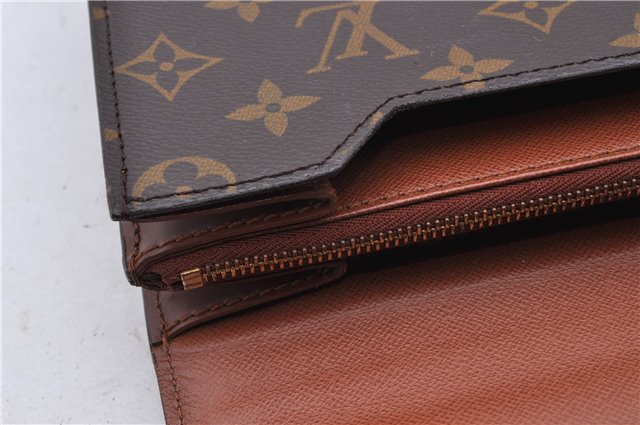 Authentic Louis Vuitton Monogram Concorde Hand Bag M51190 LV 4620D