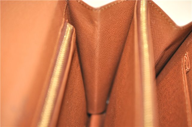 Authentic Louis Vuitton Monogram Concorde Hand Bag M51190 LV 4620D