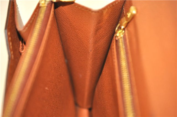 Authentic Louis Vuitton Monogram Concorde Hand Bag M51190 LV 4620D