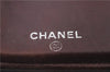 Authentic CHANEL Lamb Skin Matelasse Bifold Long Wallet Purse Black CC 4621C