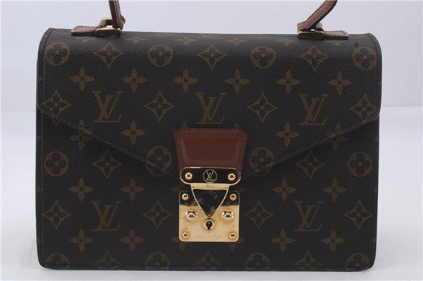 Authentic Louis Vuitton Monogram Concorde Hand Bag M51190 LV 4621D