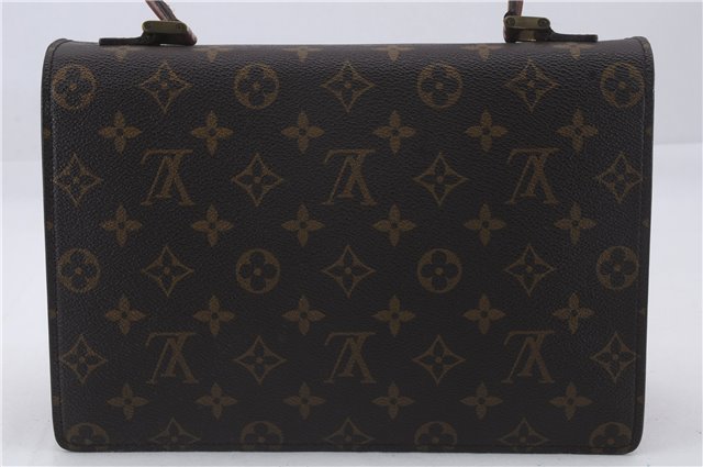 Authentic Louis Vuitton Monogram Concorde Hand Bag M51190 LV 4621D