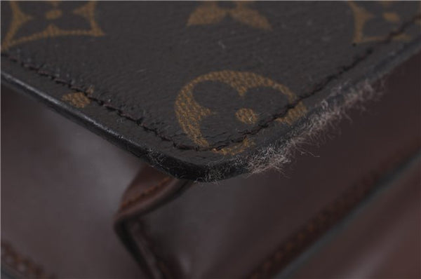 Authentic Louis Vuitton Monogram Concorde Hand Bag M51190 LV 4621D