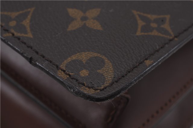 Authentic Louis Vuitton Monogram Concorde Hand Bag M51190 LV 4621D