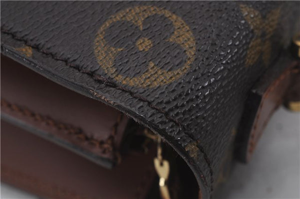 Authentic Louis Vuitton Monogram Concorde Hand Bag M51190 LV 4621D