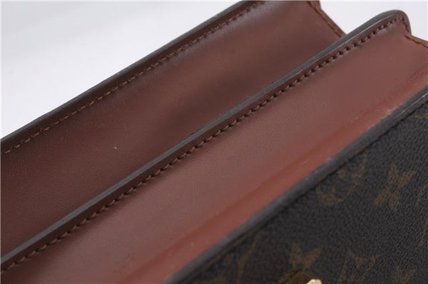 Authentic Louis Vuitton Monogram Concorde Hand Bag M51190 LV 4621D