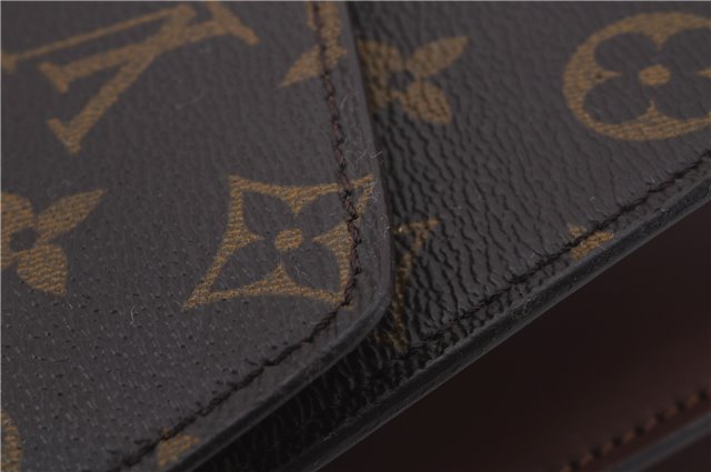 Authentic Louis Vuitton Monogram Concorde Hand Bag M51190 LV 4621D