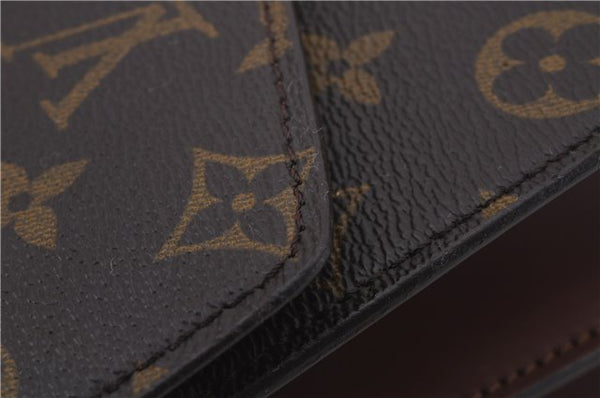 Authentic Louis Vuitton Monogram Concorde Hand Bag M51190 LV 4621D