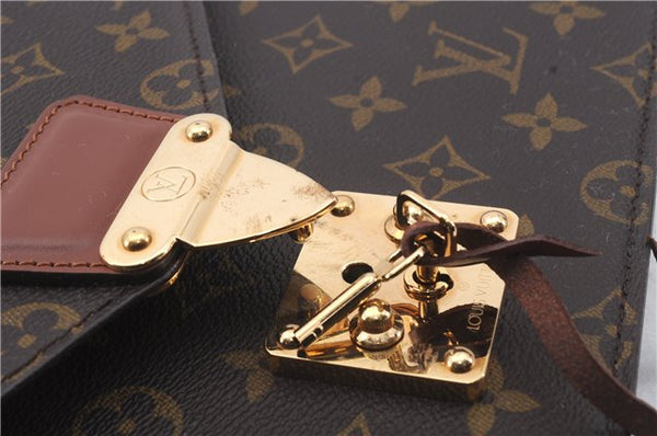 Authentic Louis Vuitton Monogram Concorde Hand Bag M51190 LV 4621D