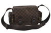 Auth Louis Vuitton Damier Reporter Melville Shoulder Cross Bag N51126 LV 4621I