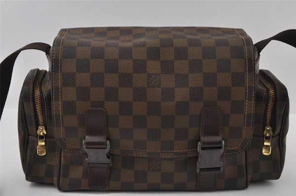 Auth Louis Vuitton Damier Reporter Melville Shoulder Cross Bag N51126 LV 4621I